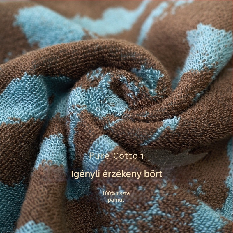Airsl 100% pamut négyszöges arc törölköző, 30 g, pamut, négyszögletes forma, hímzés és jacquard feldolgozás