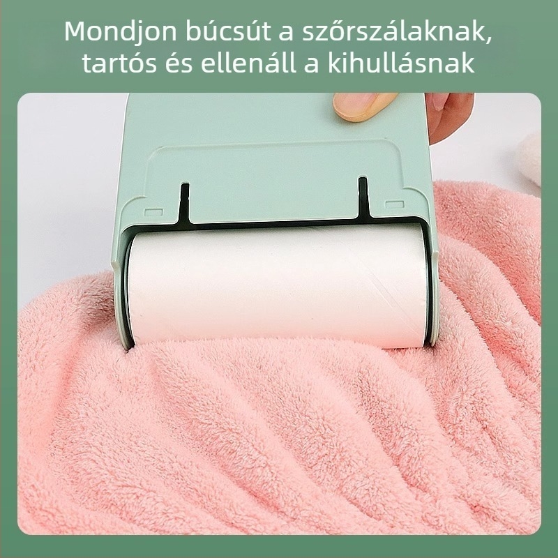Korall plüss hajszárító sapka – egyszerű és aranyos stílus, 150D szál, sima szövés, súly 50–79 g