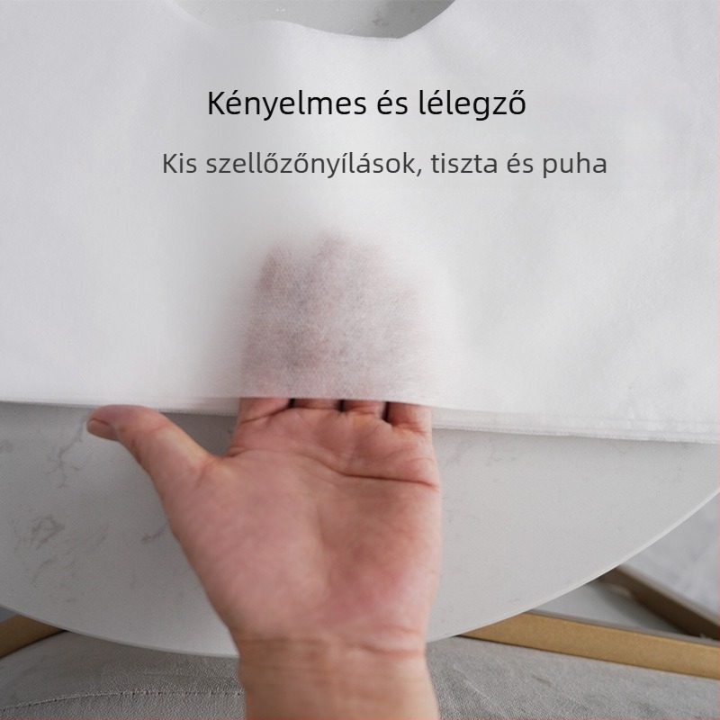 Kayud nem szövött párnahuzat — egyszer használatos arctörölköző légáteresztő nyílásokkal