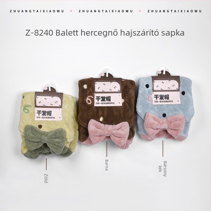 Hajszárító sapka, poliészter, súly 50–79 g, hímzés, 10 darabos készlet