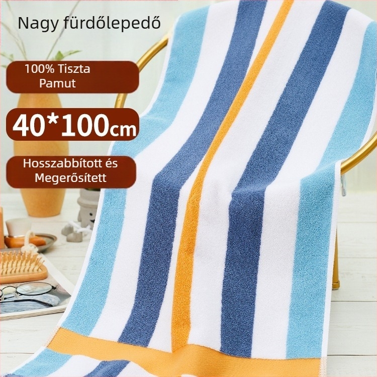 Fürdő- és arctörölköző - Poliészter-pamut, 100d szál, sima szövés