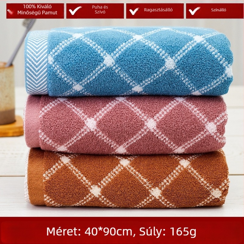 Fürdő- és arctörölköző - Poliészter-pamut, 100d szál, sima szövés
