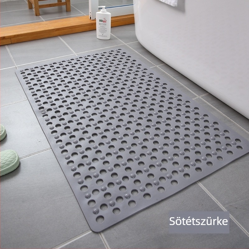 Fürdőszobai PVC szövött padlómat, négyszögletes, gépi mosás, modern letisztult stílus