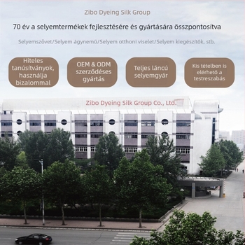 Dud selyem párnahuzat pánttal, egy réteg, lélegző selyem