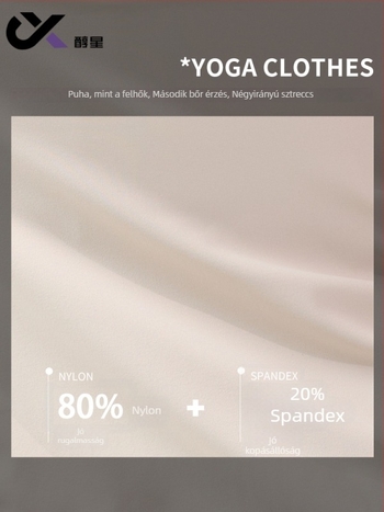 Pluszméretű egyvállas sporttop beépített sportmelltartóval jóga, pilates és futás