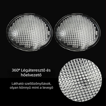 Szilikon mellbetétek, vastagított, légáteresztő, öntapadók, áttetsző betétek