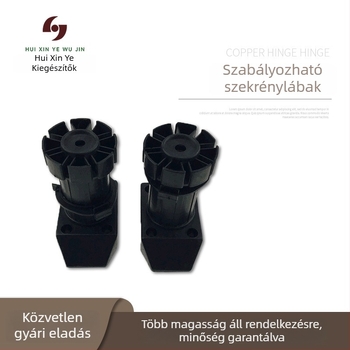 Állítható szekrénylábak ABS műanyagból, teherbíró, bútorokhoz