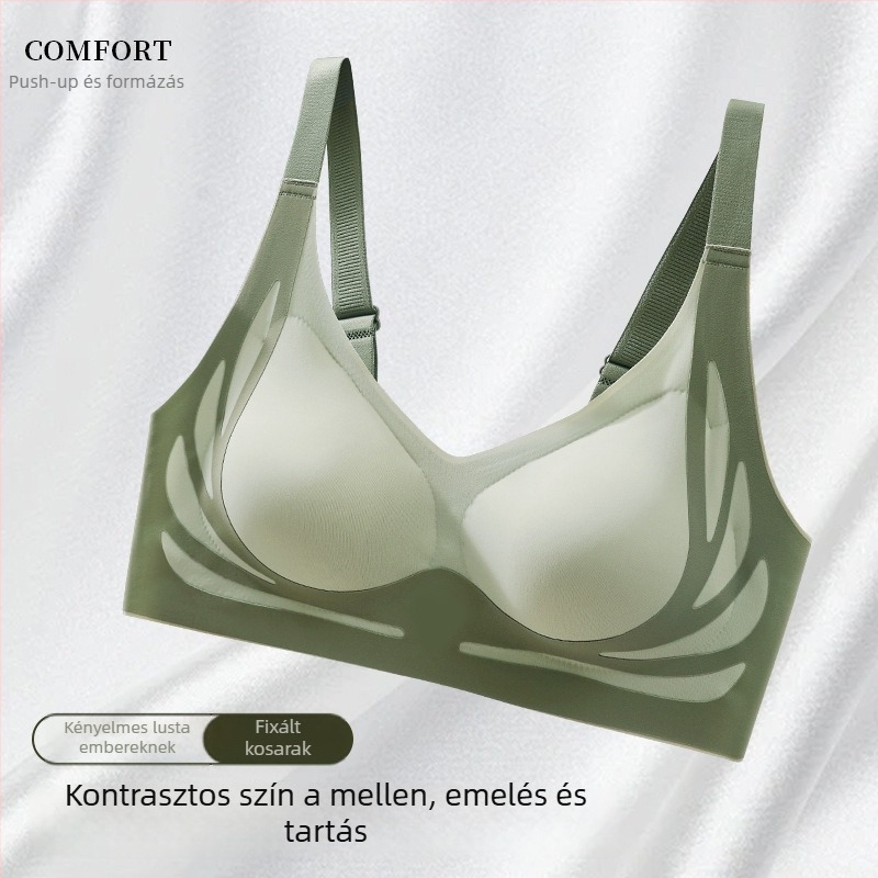 Plusz méretű varrás nélküli melltartó, anti-sag funkcióval, szép hátsó rész, merevítő nélkül, összegyűjti a nagy melleket és a kicsiket is