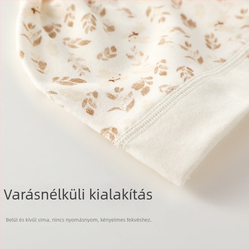 Újszülött 100% pamut sapka varrat nélküli, uniszex, aranyos babasapka 0–6 hónapos babáknak