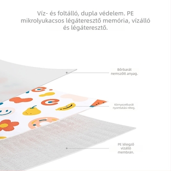 Gyermekeknek tervezett egyszer használatos karvédők – szövet, por elleni védelem, nyomtatott logóval, 240 darabos csomag