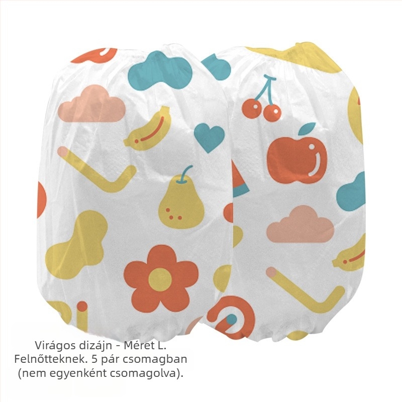 Gyermekeknek tervezett egyszer használatos karvédők – szövet, por elleni védelem, nyomtatott logóval, 240 darabos csomag