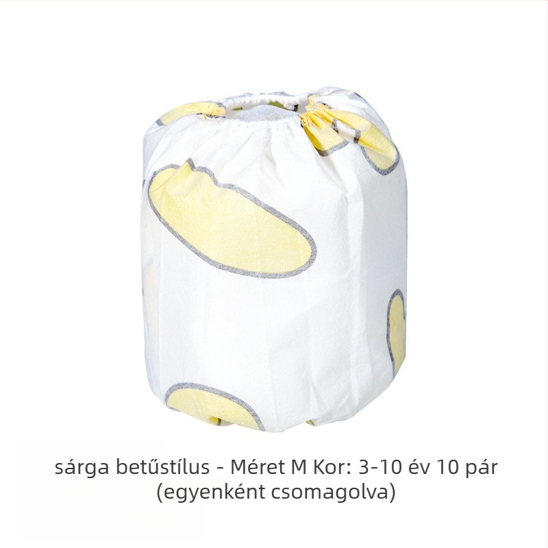 Gyermekeknek tervezett egyszer használatos karvédők – szövet, por elleni védelem, nyomtatott logóval, 240 darabos csomag