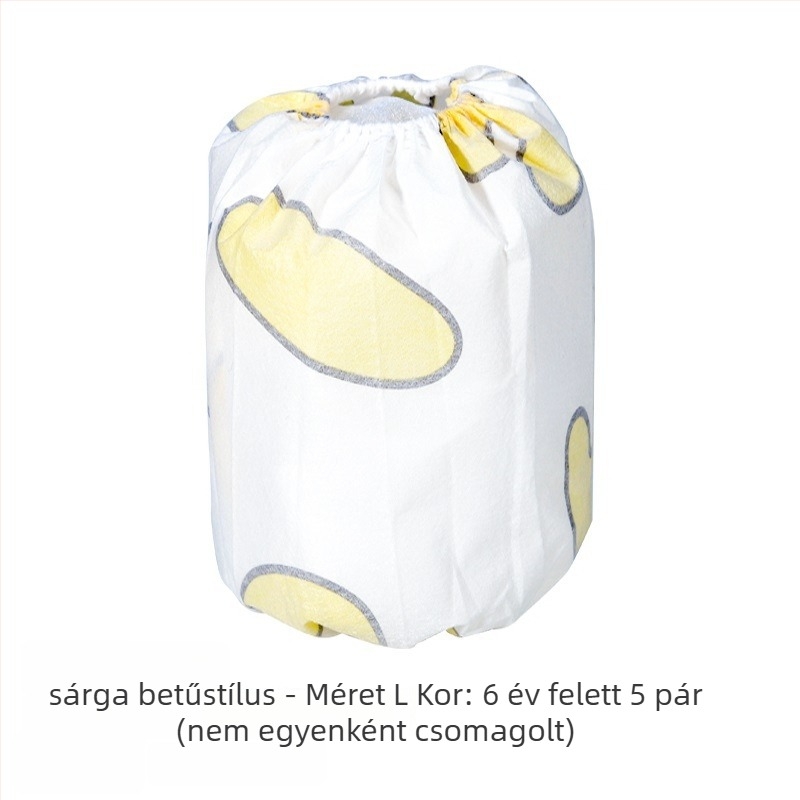 Gyermekeknek tervezett egyszer használatos karvédők – szövet, por elleni védelem, nyomtatott logóval, 240 darabos csomag