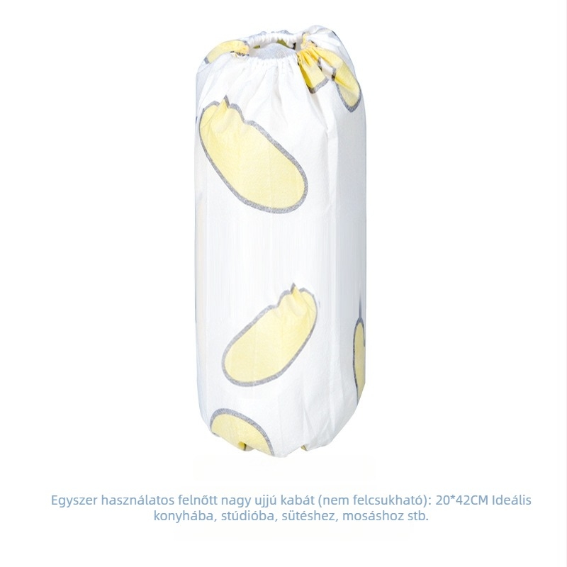 Gyermekeknek tervezett egyszer használatos karvédők – szövet, por elleni védelem, nyomtatott logóval, 240 darabos csomag