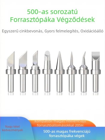 205H belső fűtésű forrasztóhegy, patkó alakú penge, állandó hőmérséklet 500, USB automata forrasztó gép