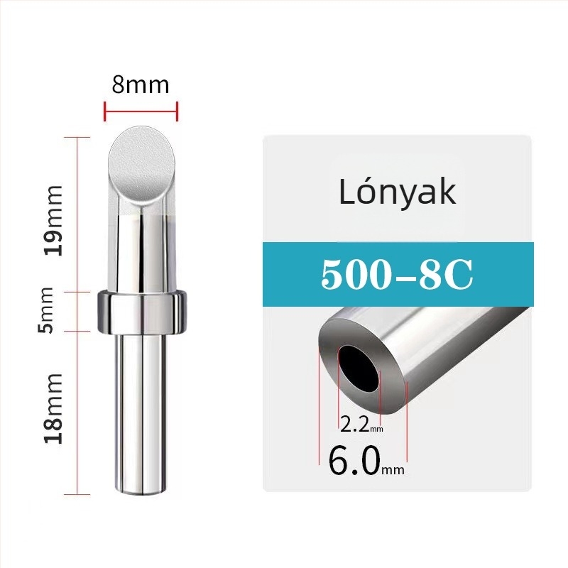 205H belső fűtésű forrasztóhegy, patkó alakú penge, állandó hőmérséklet 500, USB automata forrasztó gép