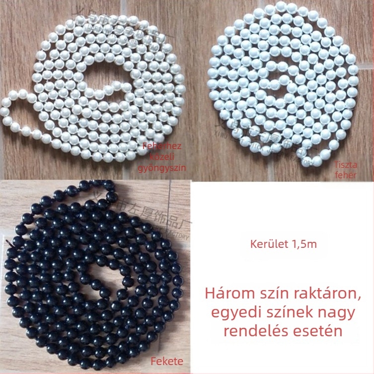Hosszú csomós pulóver nyaklánc; Anyag: Üveg/Glazúr; Feldolgozás: Sütött festék; Lánc stílus: Más; Forma: U-alak