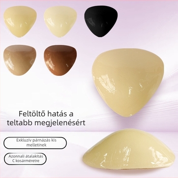 Öntapadós, kétoldalas melltartó párna nőknek, push-up hatás, kis mell látszólag nagyobb, nylonból, vastagodott (Márka: Uvome; Anyag: Nylon; Vastagság: Vastagodott; Funkció: Növelés; Piacra kerülés ideje: Nyár 2025)