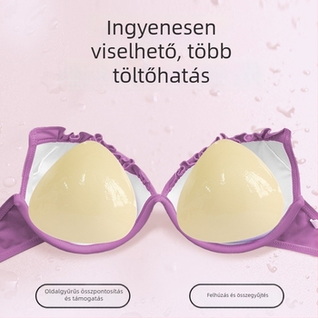 Öntapadós, kétoldalas melltartó párna nőknek, push-up hatás, kis mell látszólag nagyobb, nylonból, vastagodott (Márka: Uvome; Anyag: Nylon; Vastagság: Vastagodott; Funkció: Növelés; Piacra kerülés ideje: Nyár 2025)