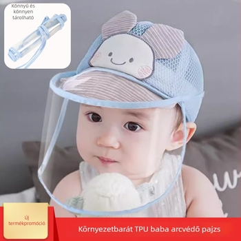 Leválasztható izoláló maszk védő sapkával csecsemőknek és kisgyermekeknek