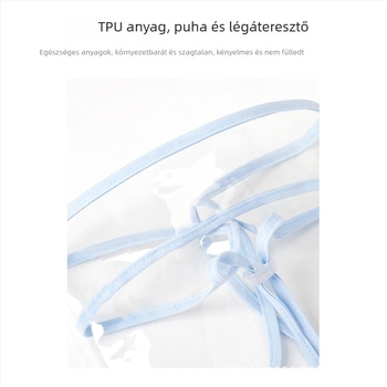Leválasztható izoláló maszk védő sapkával csecsemőknek és kisgyermekeknek
