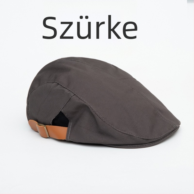 Szakács sapka | Vászon | Monokróm mintázat | Kupolás felső rész | Kézműves kivitelezés