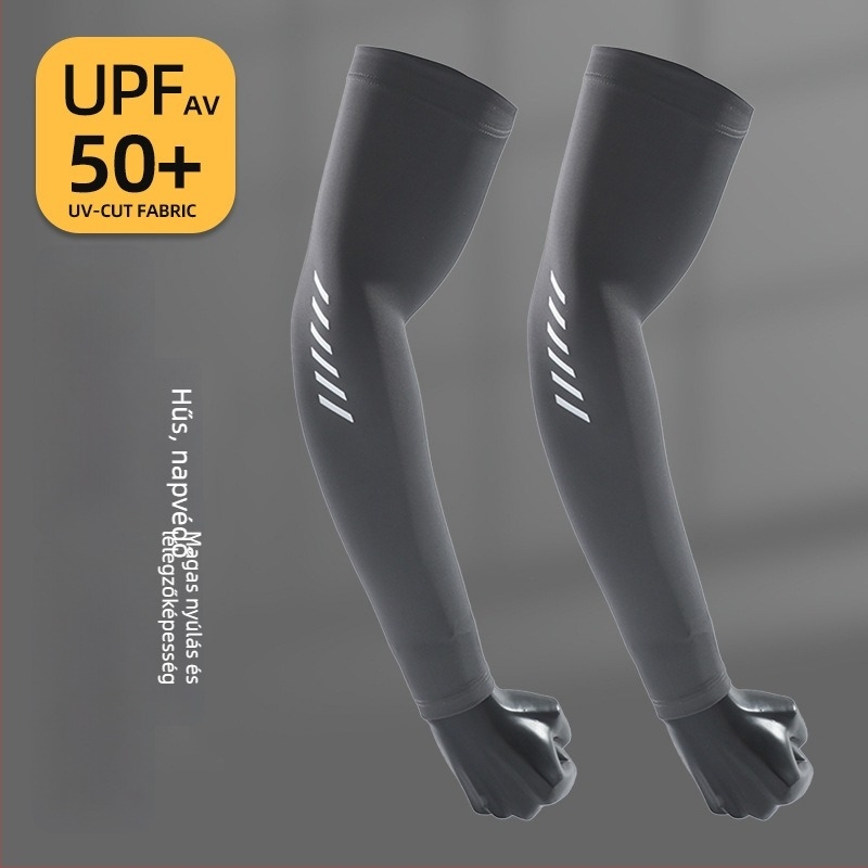 Férfi jégselyem karvédő nyárra, UV-védelem, modal rost és Spandex anyaggal, ideális szabadtéri tevékenységekhez