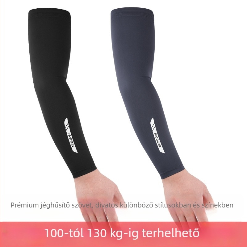 Férfi UV védelem karvédők Ice Silk nylon >96%, Nyár 2024, horgászat, vezetés és kerékpározás