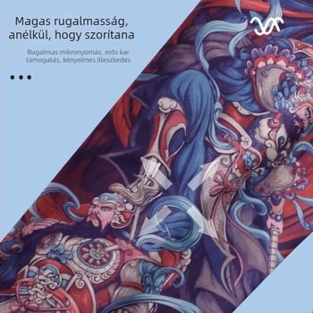 Tetoválás virág mintás kerékpáros karvédő – Ice Silk anyag, UV-védelem, poliészter 10% alatti spandex