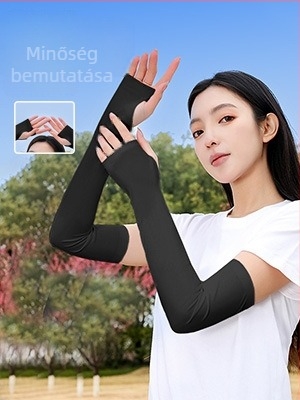 UV védelmet nyújtó karvédő, nylon-ice silk, uniszex, kültéri sportokhoz, 390 g