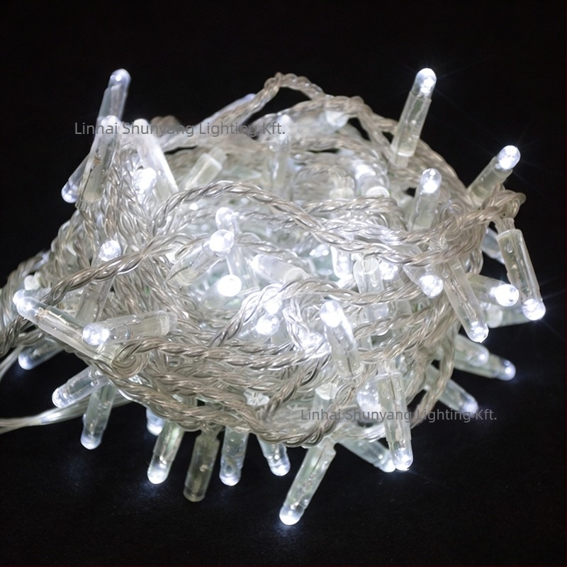 Kültéri IP67 vízálló füzérvilágítás távirányítóval, 0,06W, 220V DC, FYTY modell, kempinghez/ünnephez/esküvőhöz/udvarra