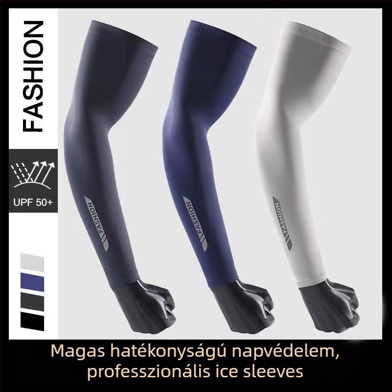 Nyári karvédő, UV védelem, lélegző Ice Silk anyag, nylon >96%, kerékpározáshoz és vezetéshez