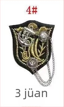 Egyenruha kitűző – uniszex stílus, Princess sorozat, anyag műanyag/gyanta, beépített ornament, kézzel készített, személyre szabás elérhető