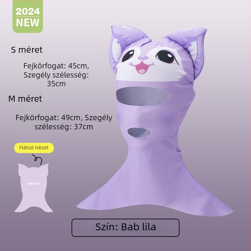 Nyári UV-védelmes arcmaszk családi úszáshoz – könnyű, teljes arctakaró