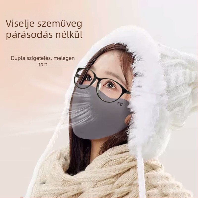 3D arcmaszk, UV-védelem, szemüveg párásodás elleni védelem, Ice Silk hűtőanyag, uniszex