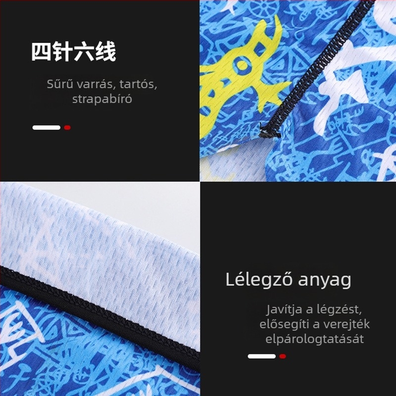 Nyári kerékpáros arcmaszk ice silk anyagból, UV-védelem, légáteresztő, nyomtatott háromszög alakú fejkendő