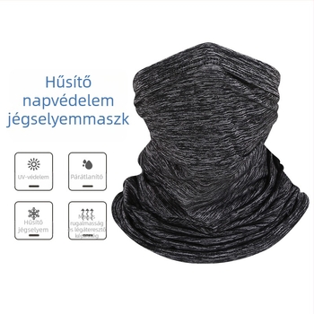 Kerékpáros maszk Ice Silk anyagból, Wolfdragon, uniszex, minden korosztálynak