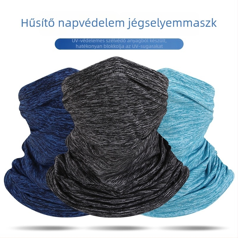 Kerékpáros maszk Ice Silk anyagból, Wolfdragon, uniszex, minden korosztálynak