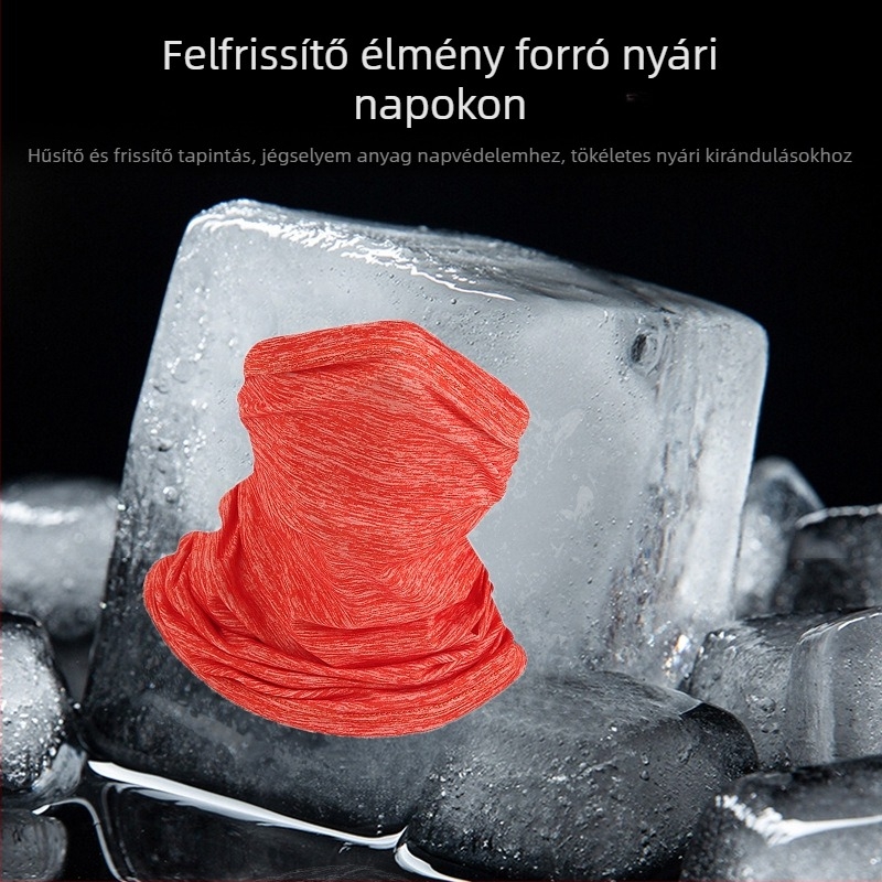 Kerékpáros maszk Ice Silk anyagból, Wolfdragon, uniszex, minden korosztálynak
