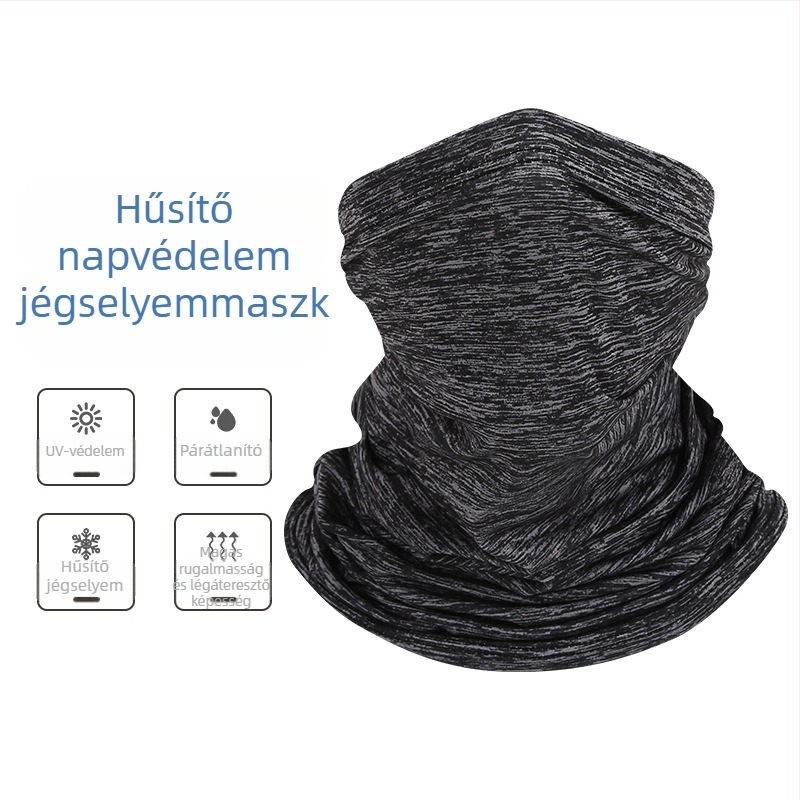Kerékpáros maszk Ice Silk anyagból, Wolfdragon, uniszex, minden korosztálynak