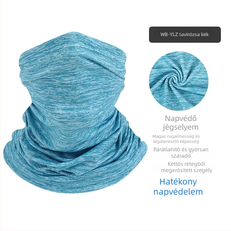 Kerékpáros maszk Ice Silk anyagból, Wolfdragon, uniszex, minden korosztálynak