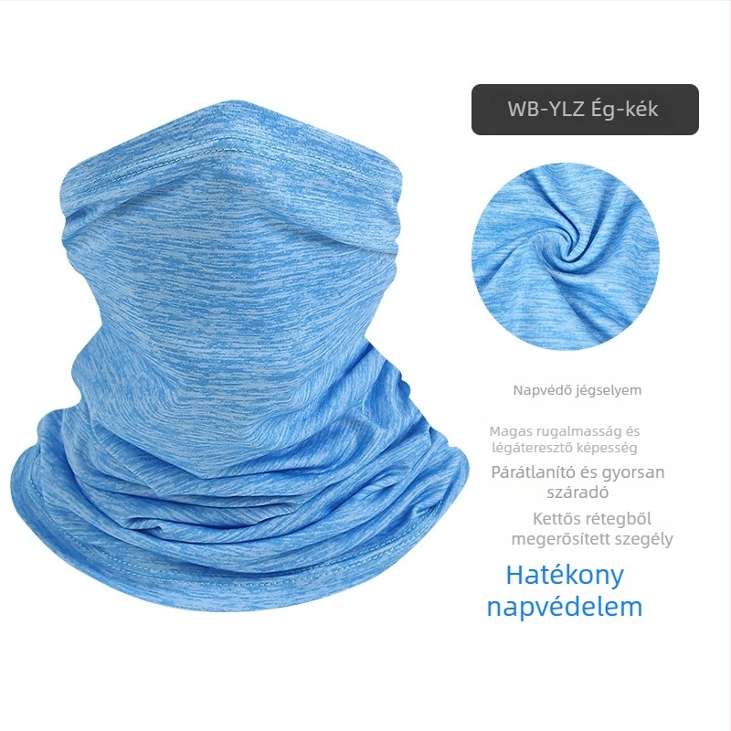 Kerékpáros maszk Ice Silk anyagból, Wolfdragon, uniszex, minden korosztálynak