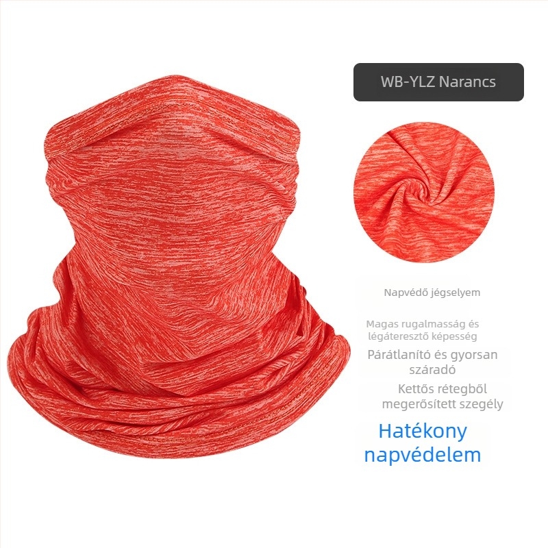 Kerékpáros maszk Ice Silk anyagból, Wolfdragon, uniszex, minden korosztálynak