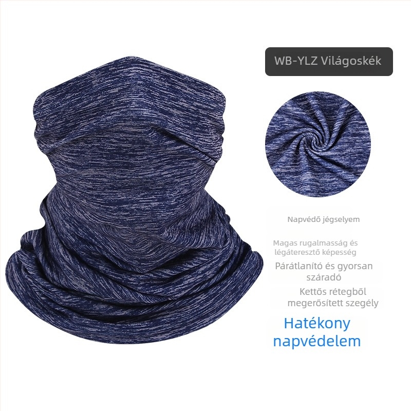 Kerékpáros maszk Ice Silk anyagból, Wolfdragon, uniszex, minden korosztálynak