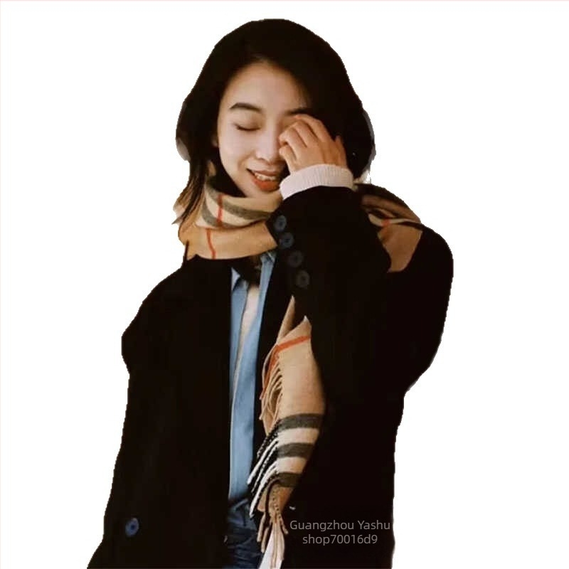 Uniszex sál kasmír gyapjú kockás mintával, kézzel készített, egyszerű szövés, téli meleg