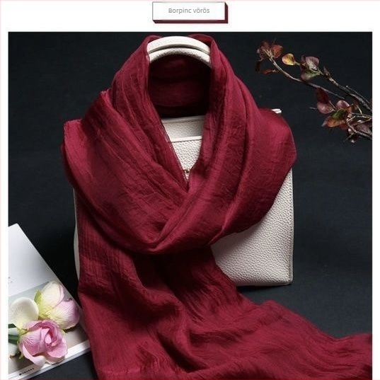 Női mulberry selyemsál, nyakkendő, elegáns, kiváló minőségű tavaszra