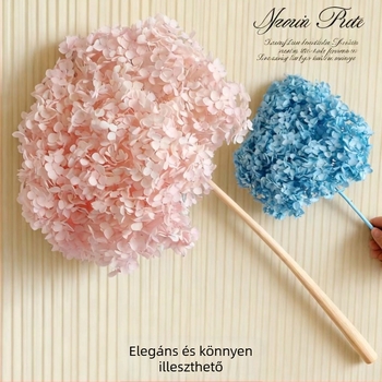 Anna hortenzia — megőrzött virágokból készült, kézzel készített otthoni és rendezvény dekoráció; Márka: Everlasting Anna Hydrangea; Anyag: megőrzött virágok; Fajta: Anna