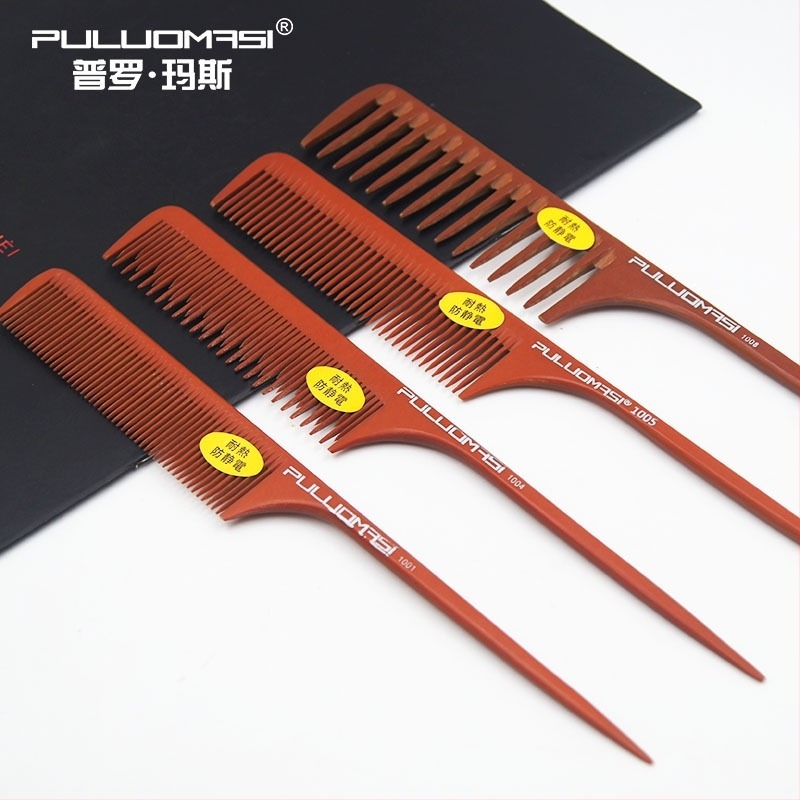 PULUOMASI elektromos fa fésű; magáncímke elérhető; származás Guangzhou