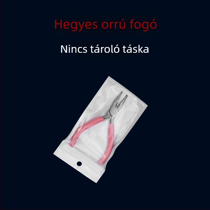 Ékszerkészítő fogók fülbevalókhoz, rozsdamentes acél, hímzés technológia, 2025 tavasza