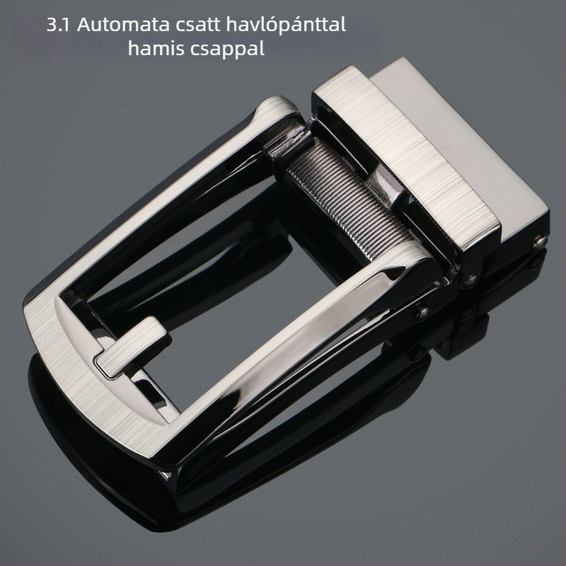 Ötvözetből készült automata övcsat férfiaknak – clip-on, divatos ingázó stílus, egész éves, testreszabható